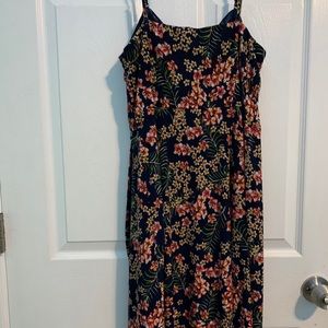 black floral dress